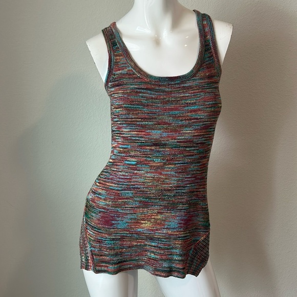 Gianni Bini Sweaters - Gianni Bini women’s sleeveless sweater multicolored pattern Size S